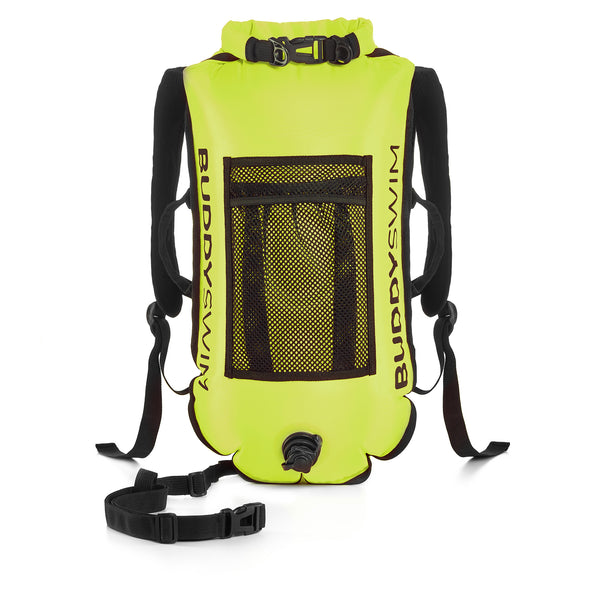 Swimmer's Backpack Buoy | BuddySwim Open Water Buoy Drybag 28LT