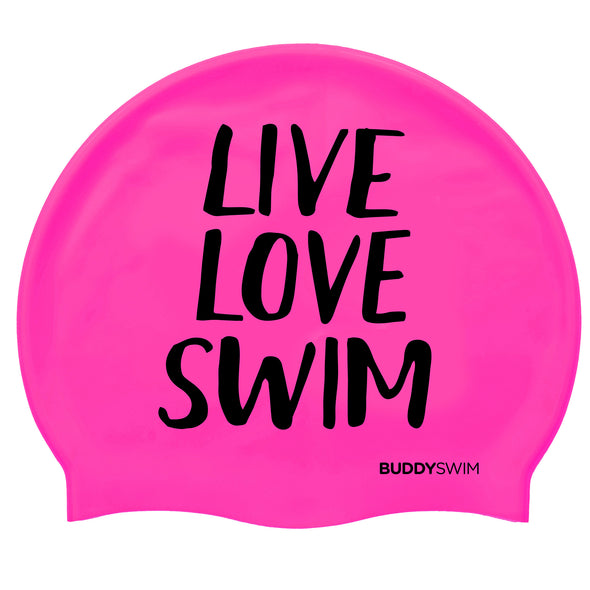 Live Love Swim | Silicone Swimming Cap