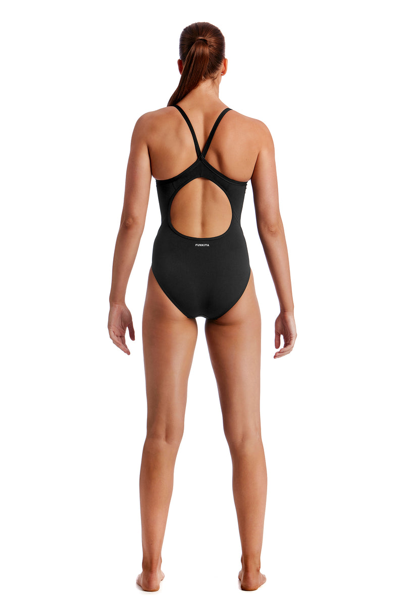 Still Black Funkita Strapped In One Piece FUNKITA Strapped In One