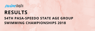 RESULTS | 54th PASA-SPEEDO STATE AGE GROUP SWIMMING CHAMPIONSHIP 2018