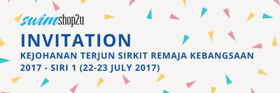 INVITATION | KEJOHANAN TERJUN SIRKIT REMAJA KEBANGSAAN 2017 - SIRI 1 (22-23 JULY 2017)