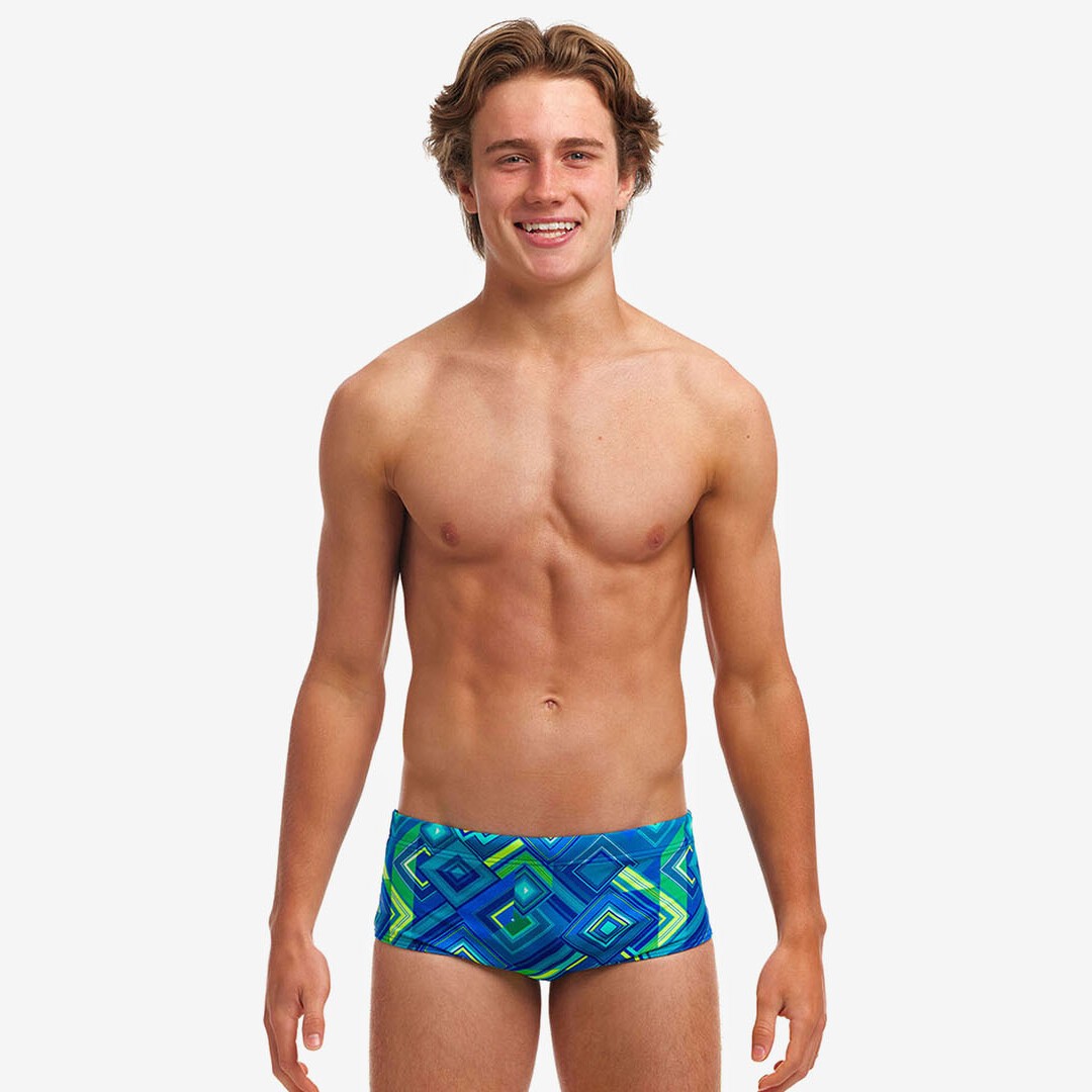 Help Me Rhombus | Boys Sidewinder Trunks