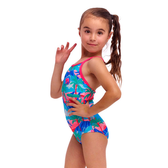 Dudette | Toddler Girls Printed One Piece