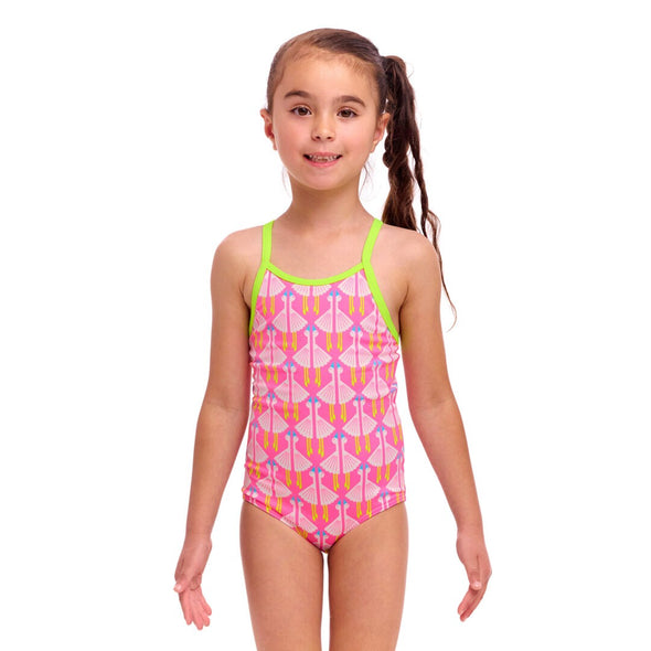 Duck Duck Goose | Toddler Girls Printed One Piece