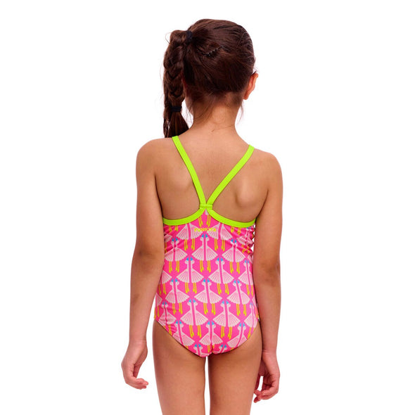 Duck Duck Goose | Toddler Girls Printed One Piece