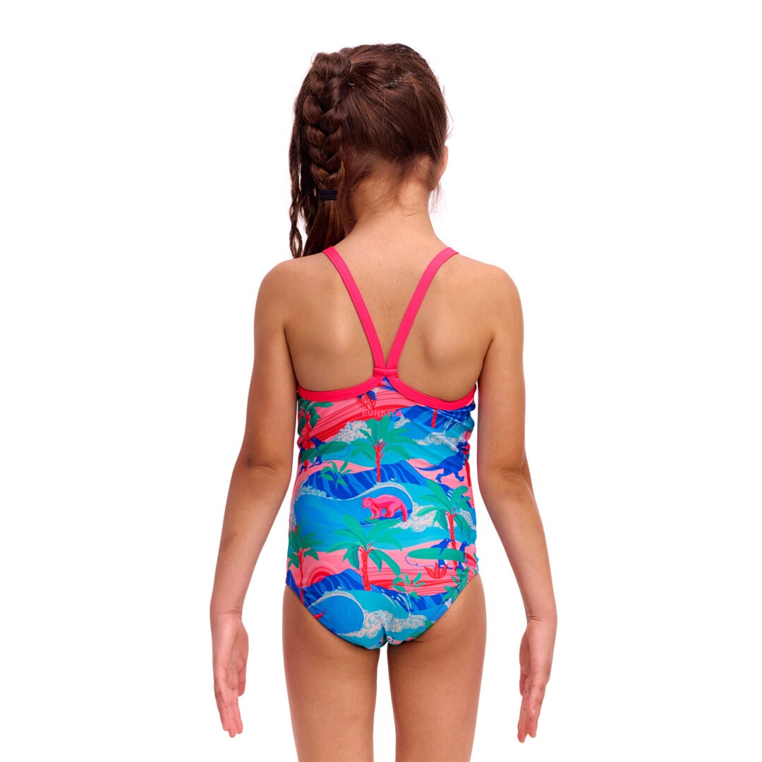 Dudette | Toddler Girls Printed One Piece