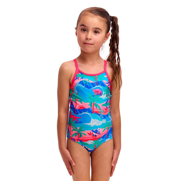 Dudette | Toddler Girls Printed One Piece