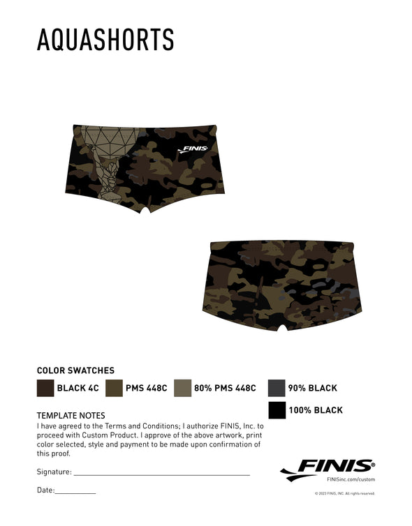 Atlas Custom AQUA SHORTS [Pre-Order]
