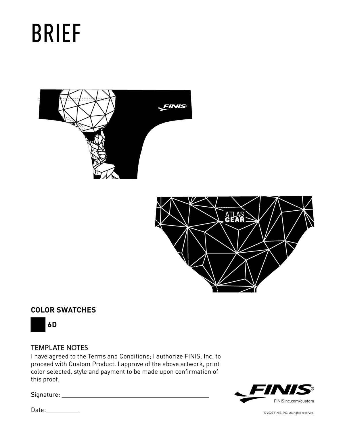 Atlas Aqua shorts H100