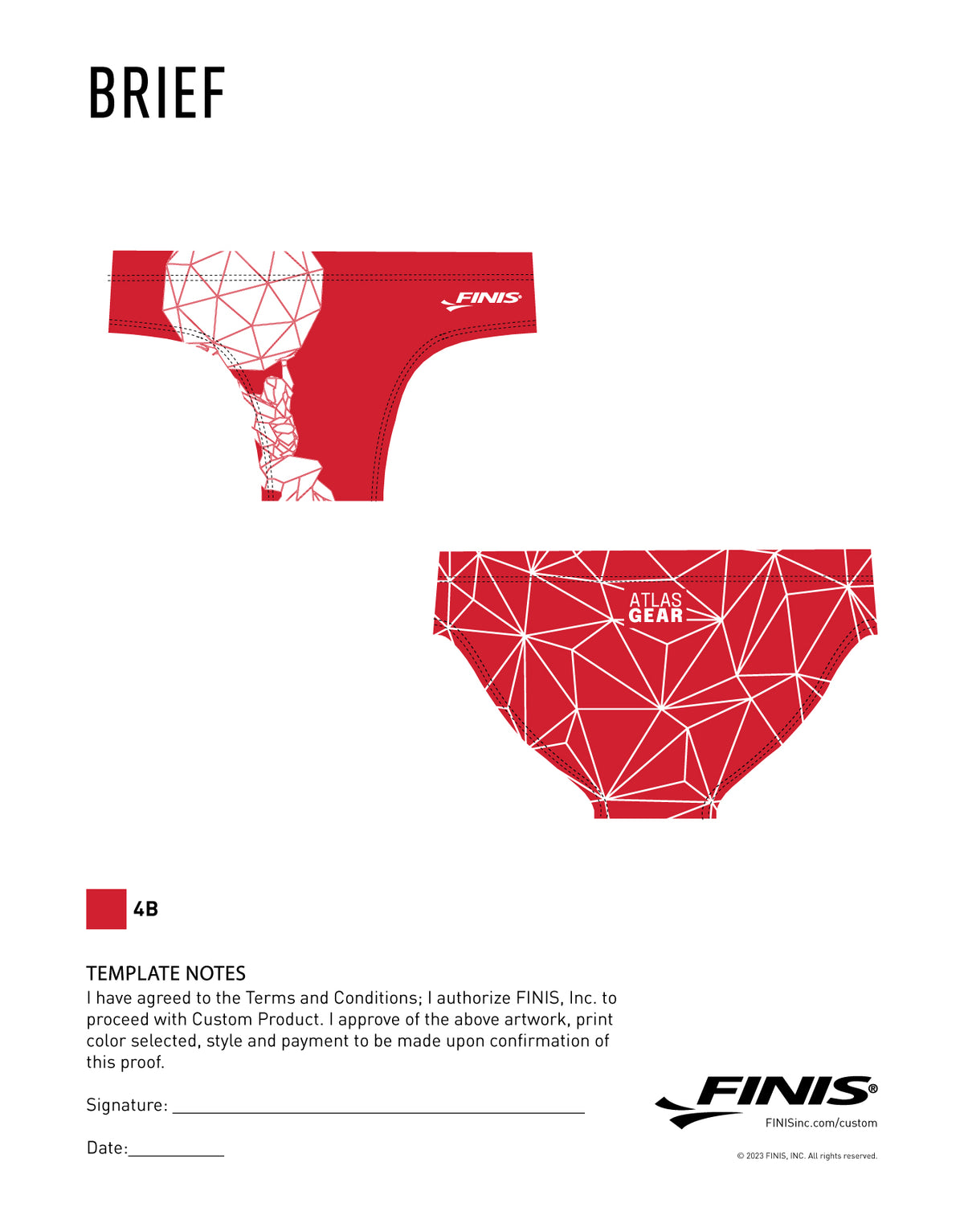 Atlas Aqua shorts H100