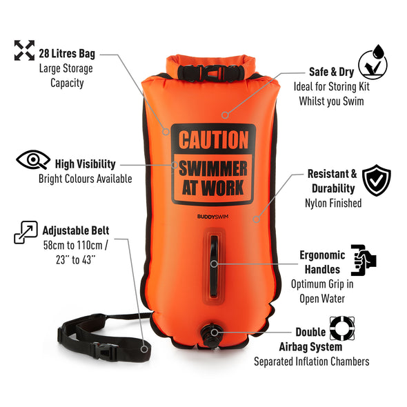 Safety Drybag | BuddySwim Open Water Buoy Drybag