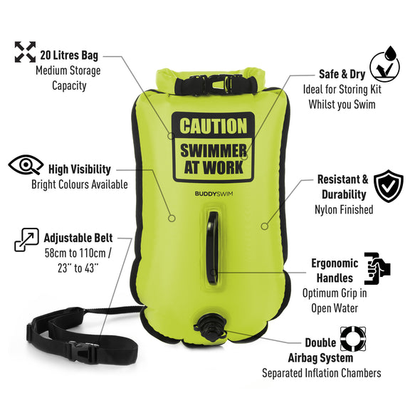 Safety Drybag | BuddySwim Open Water Buoy Drybag