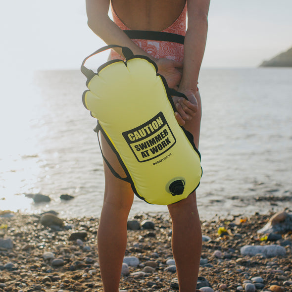 Ultralight Swim Buoy | BuddySwim Open Water Swim Safety Buoy