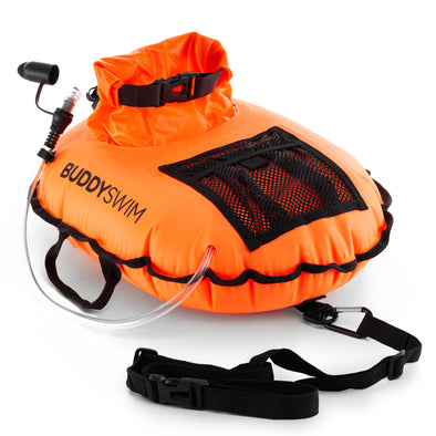 Hydrastation Pro Buoy 1L | BuddySwim Open Water Inflatable Buoy with Hydrastation