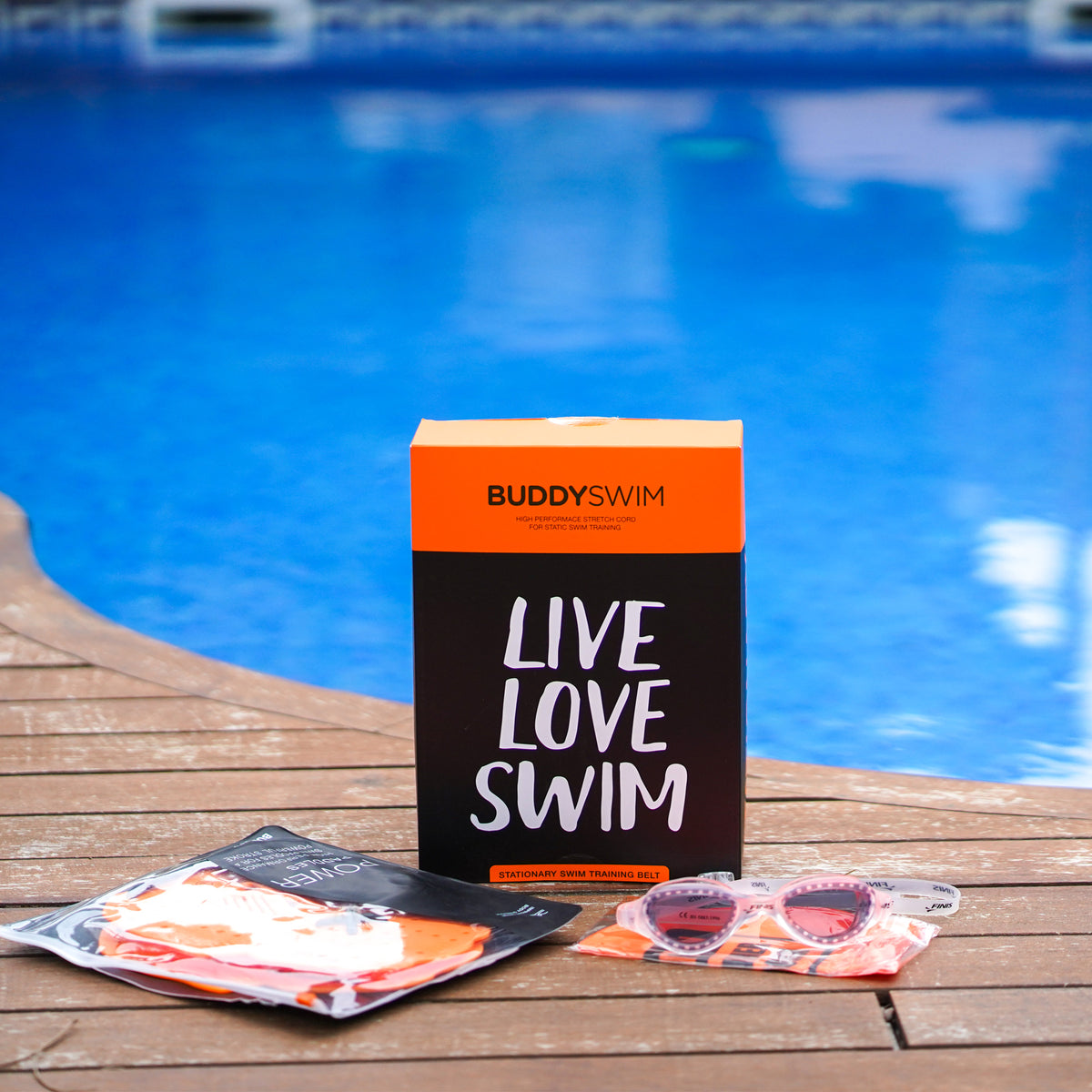 Stationary Swim Lane Belt | BuddySwim Stationary Swim Belt