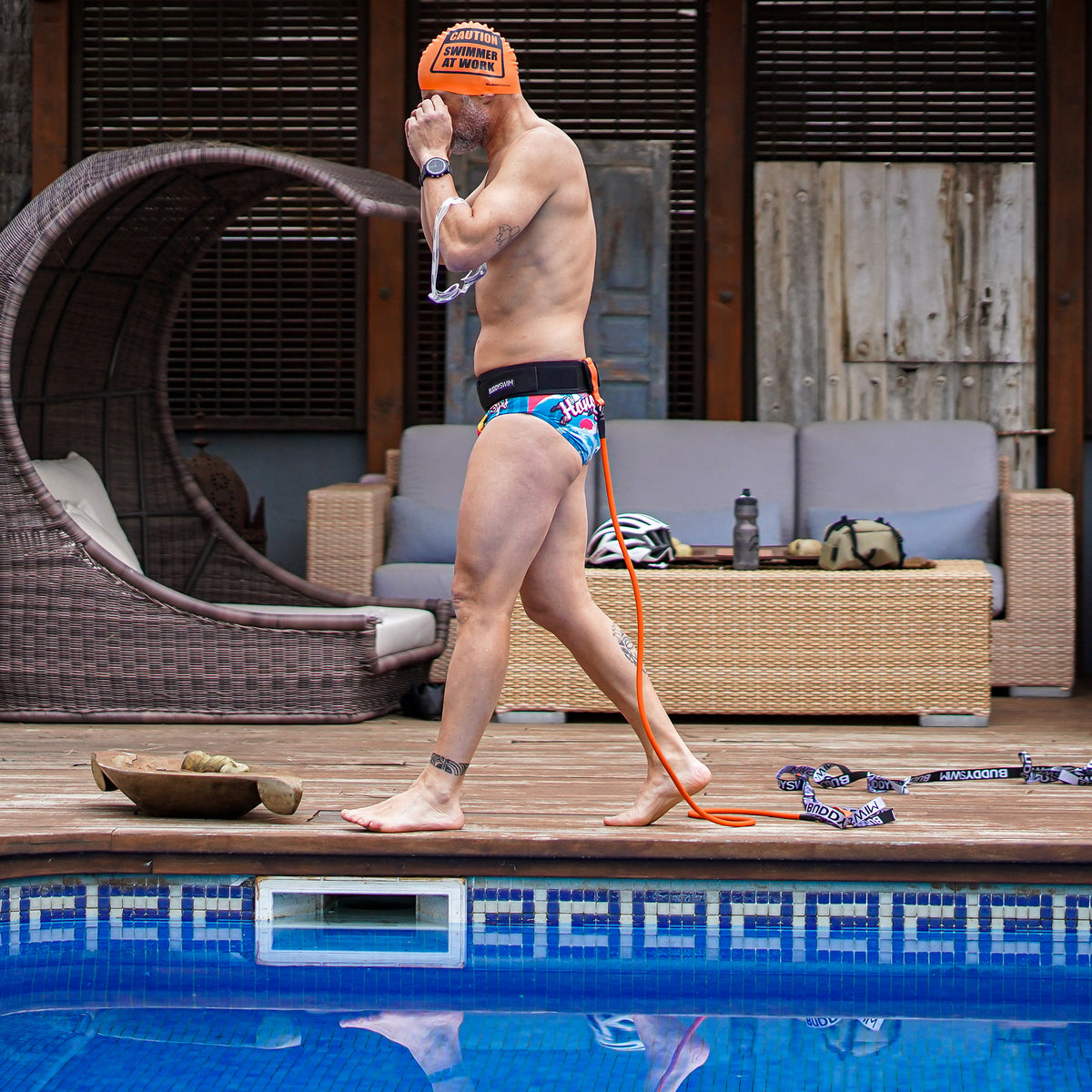 Stationary Swim Lane Belt | BuddySwim Stationary Swim Belt