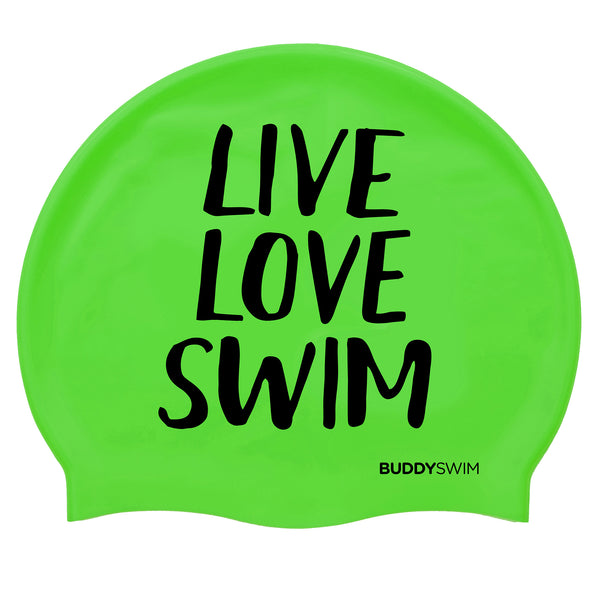 Live Love Swim | Silicone Swimming Cap