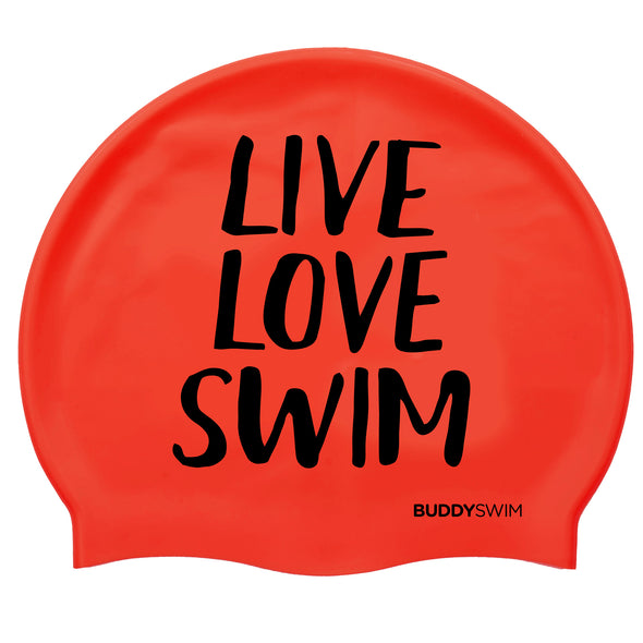 Live Love Swim | Silicone Swimming Cap