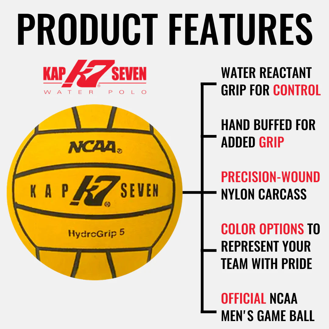 Kap7 LEN Official Champions League Water Polo Ball | Size 5
