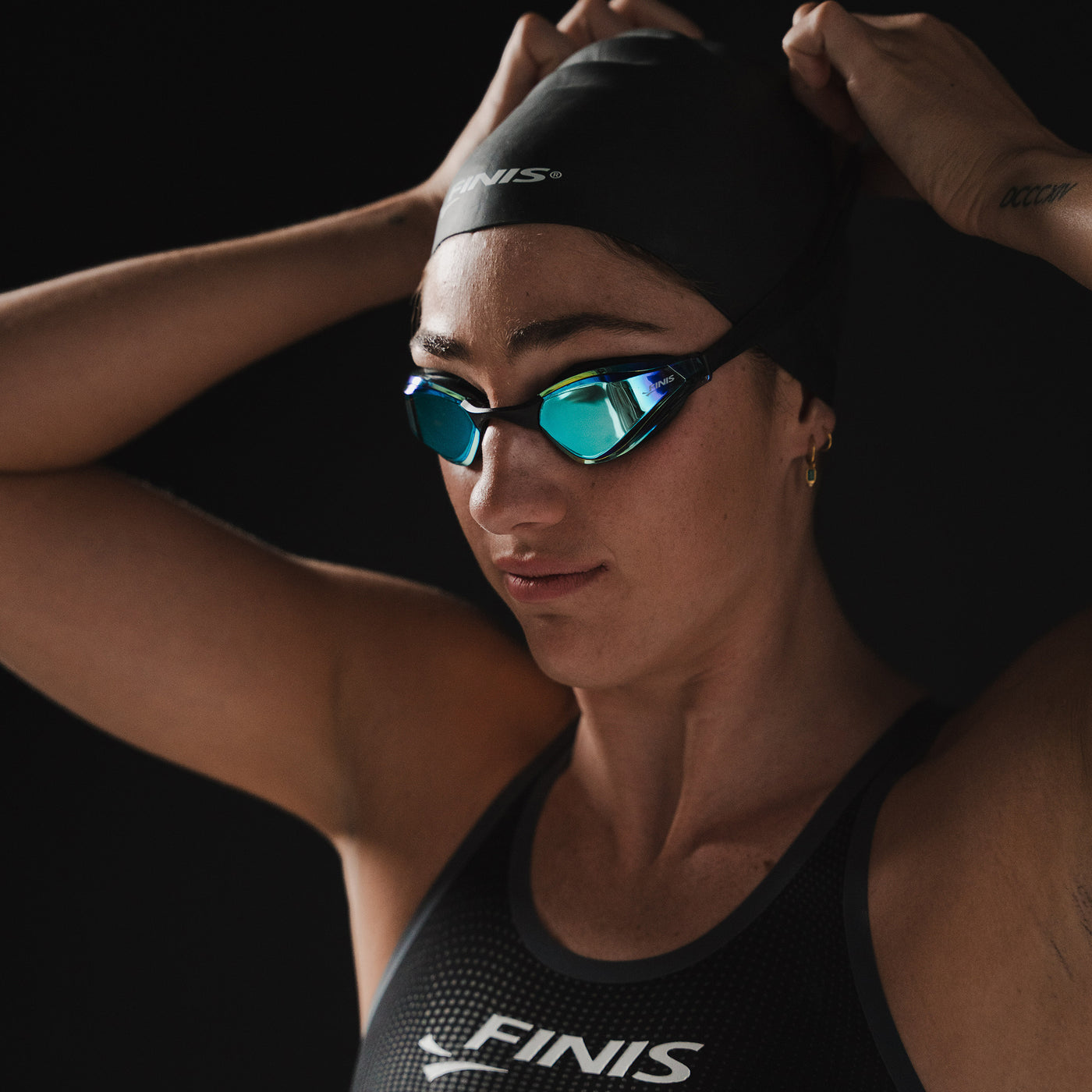 swimming cap and goggles near me Mach 1 Racing Goggles