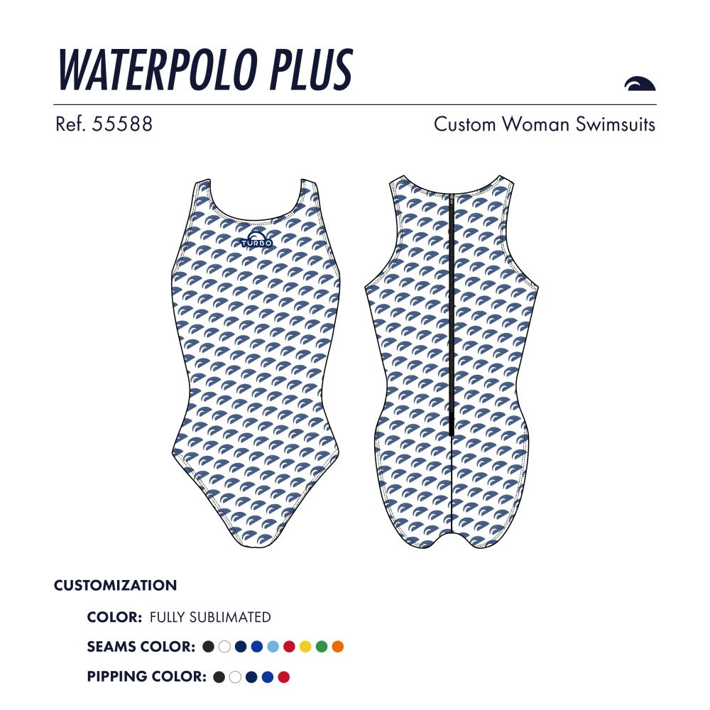 TURBO Custom Water Polo Plus | Custom Women WP Swimsuit