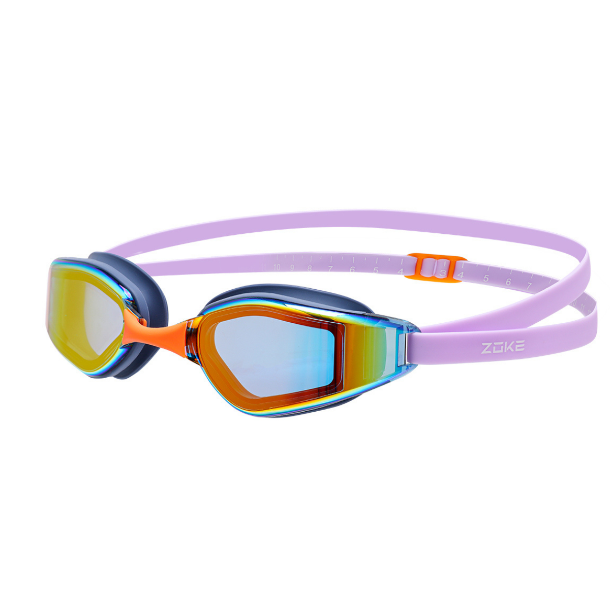 Mirror Surge | ZOKE Wide-Lens Mirrored Racing Goggles