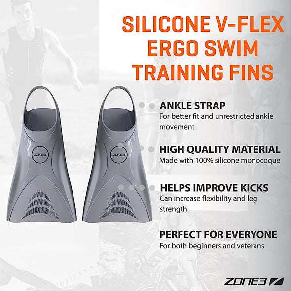 Silicone V-Flex Ergo Swim Training | Training Fins