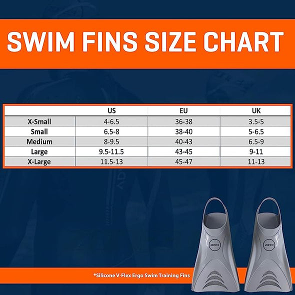 Silicone V-Flex Ergo Swim Training | Training Fins