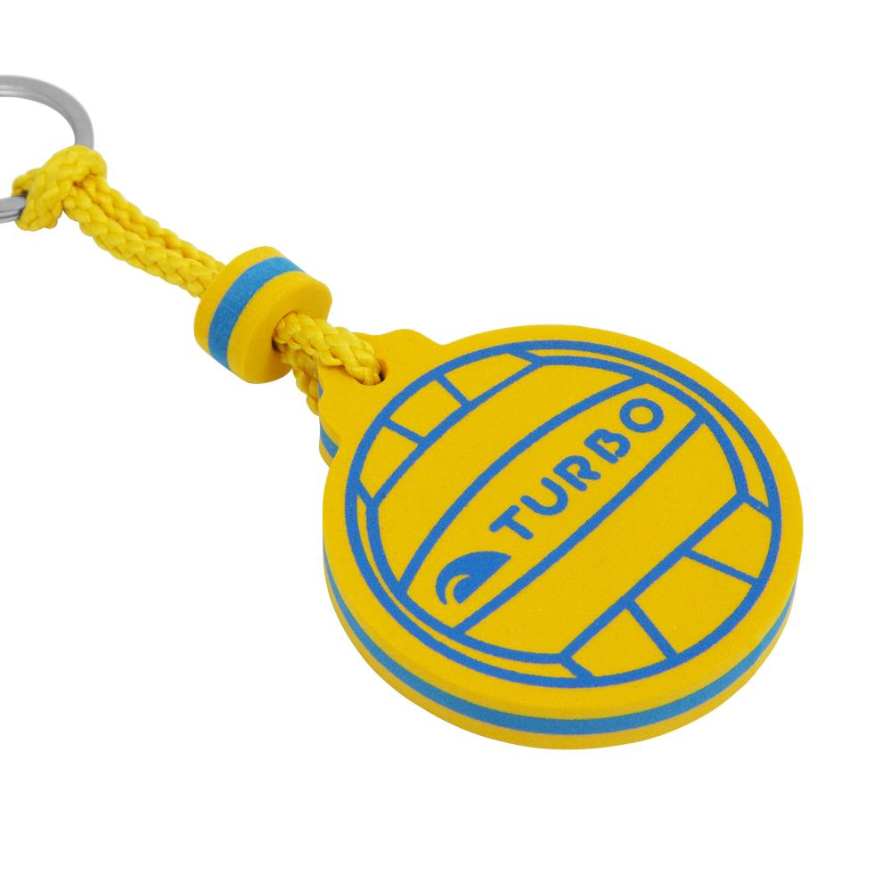 Turbo Yellow WP Foam Keychain | Floating Water Polo Ball