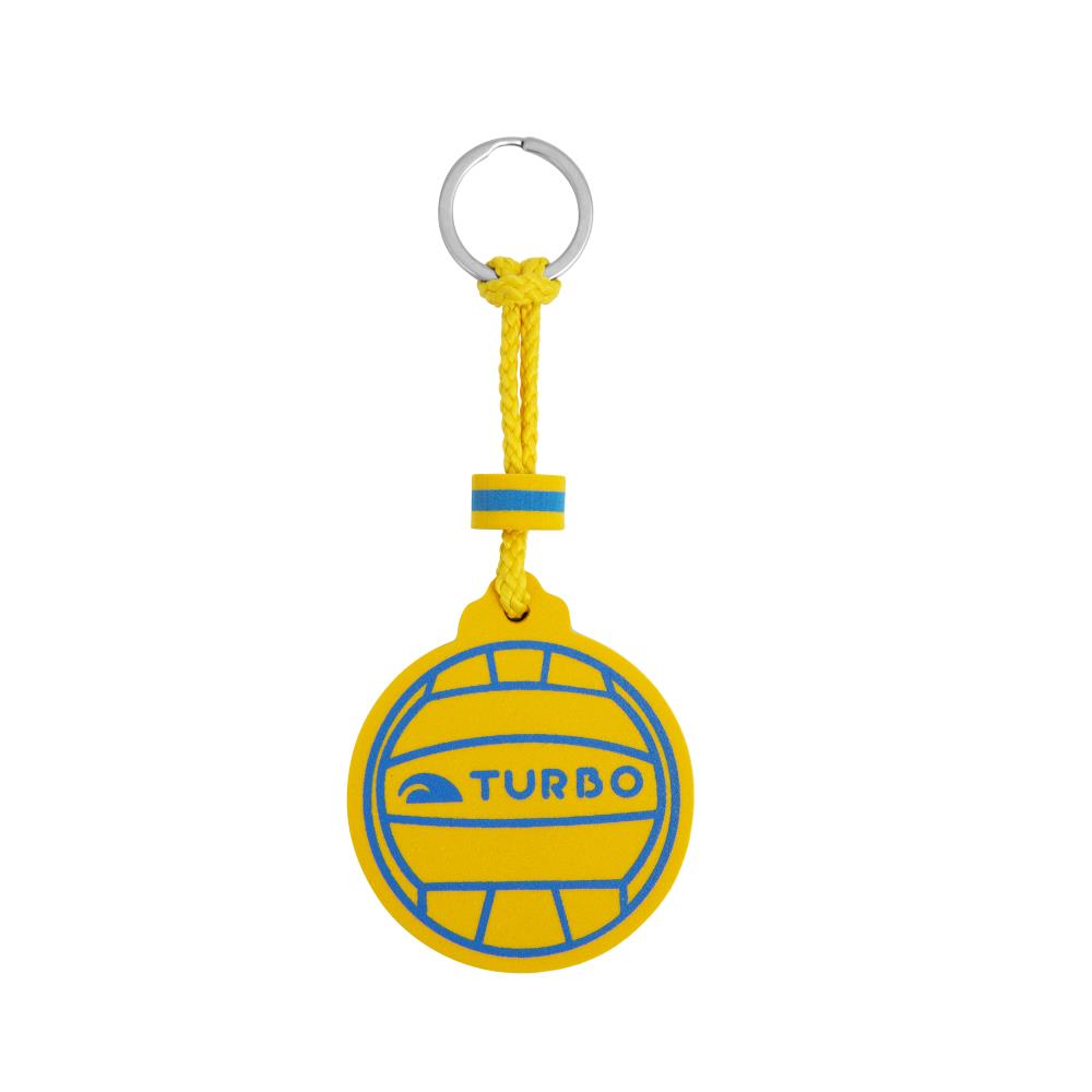 Turbo Yellow WP Foam Keychain | Floating Water Polo Ball