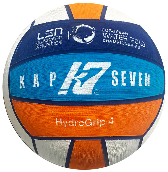 Kap7 LEN European Championship 2024 | HydroGrip Size 4 (Orange/White)