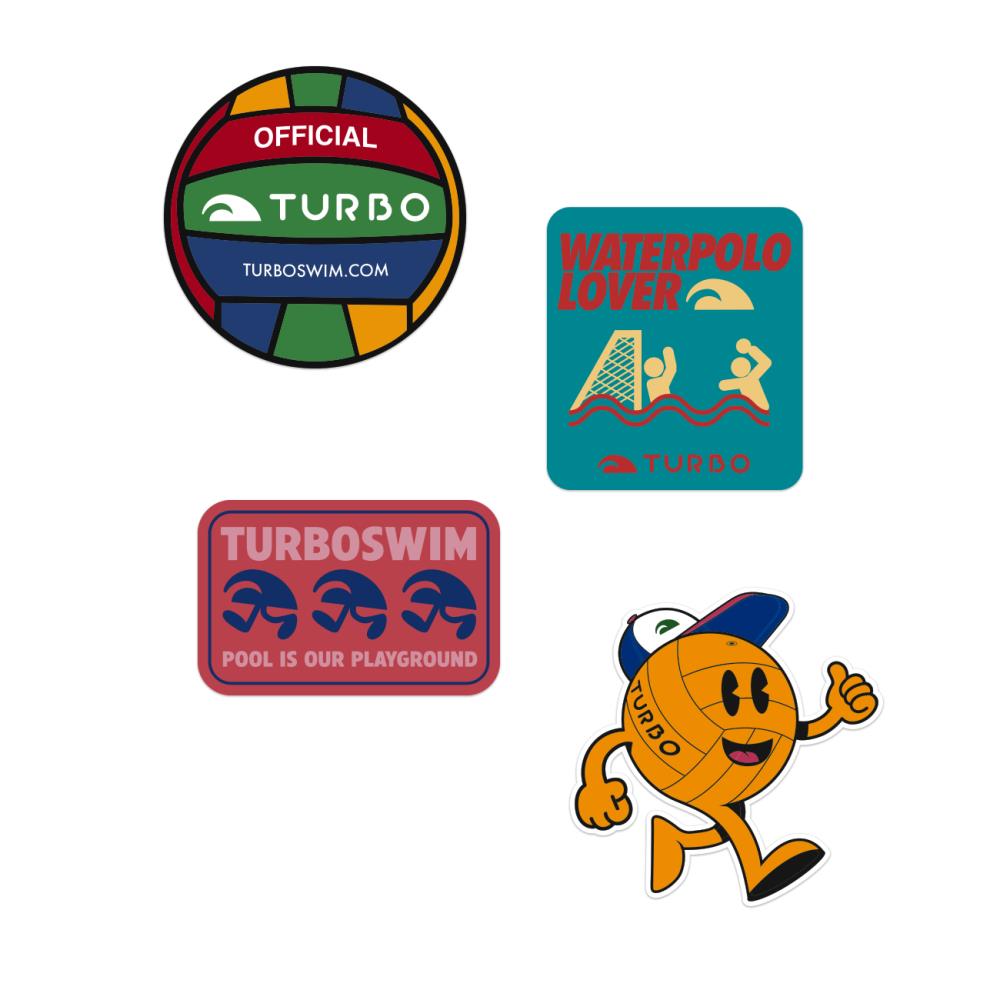 Turbo Sticker Pack - 4 Stickers | Choose Your Vibe