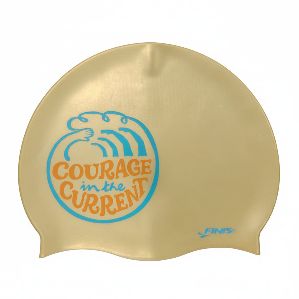 Courage In The Current swim caps