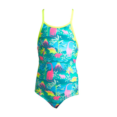 Prehistoric Party | Toddler Girls Printed One Piece
