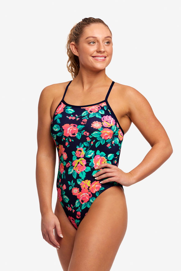 Full Bloom | Ladies Tie Me Tight One Piece