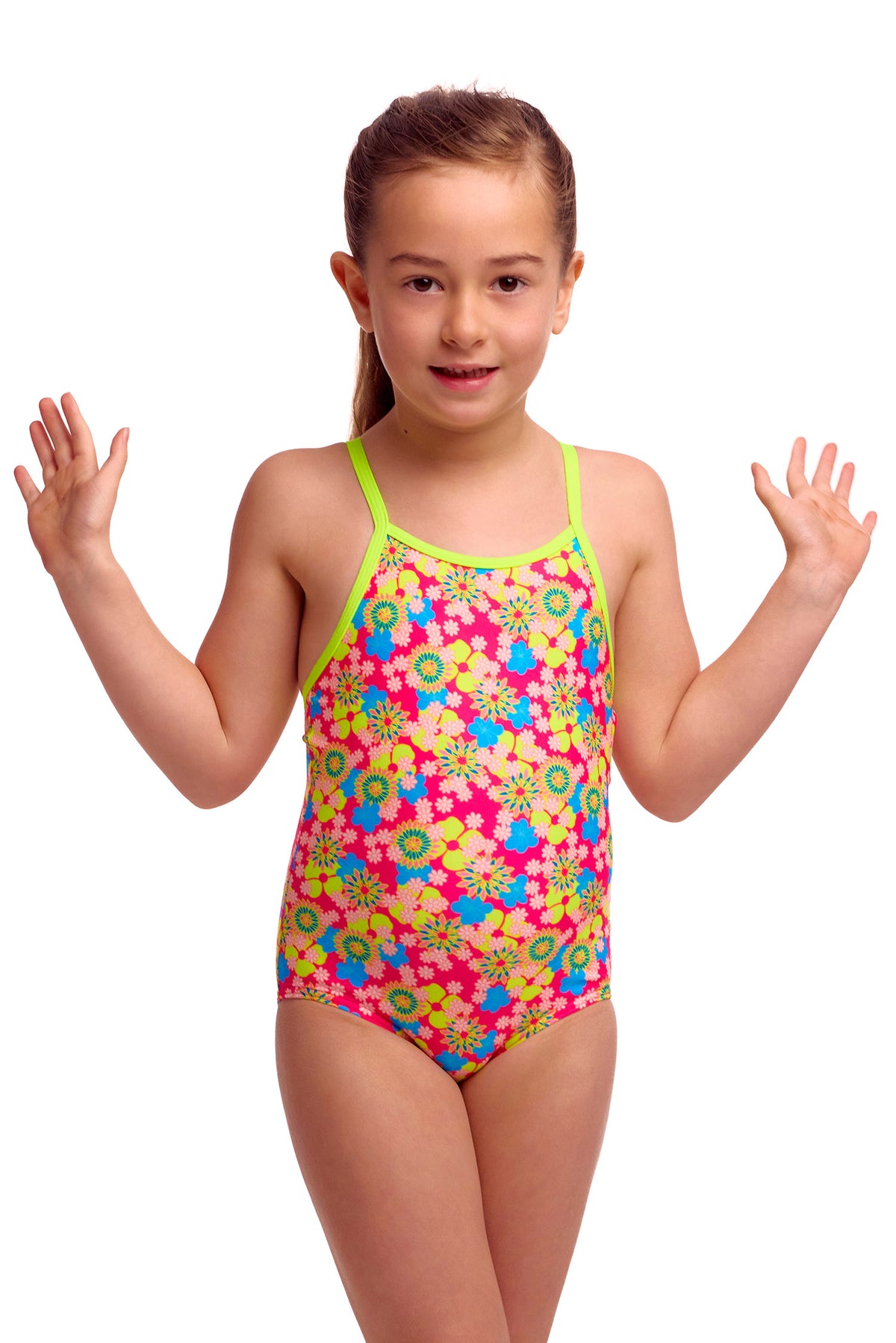 Flow Blow | Toddler Girls Printed One Piece