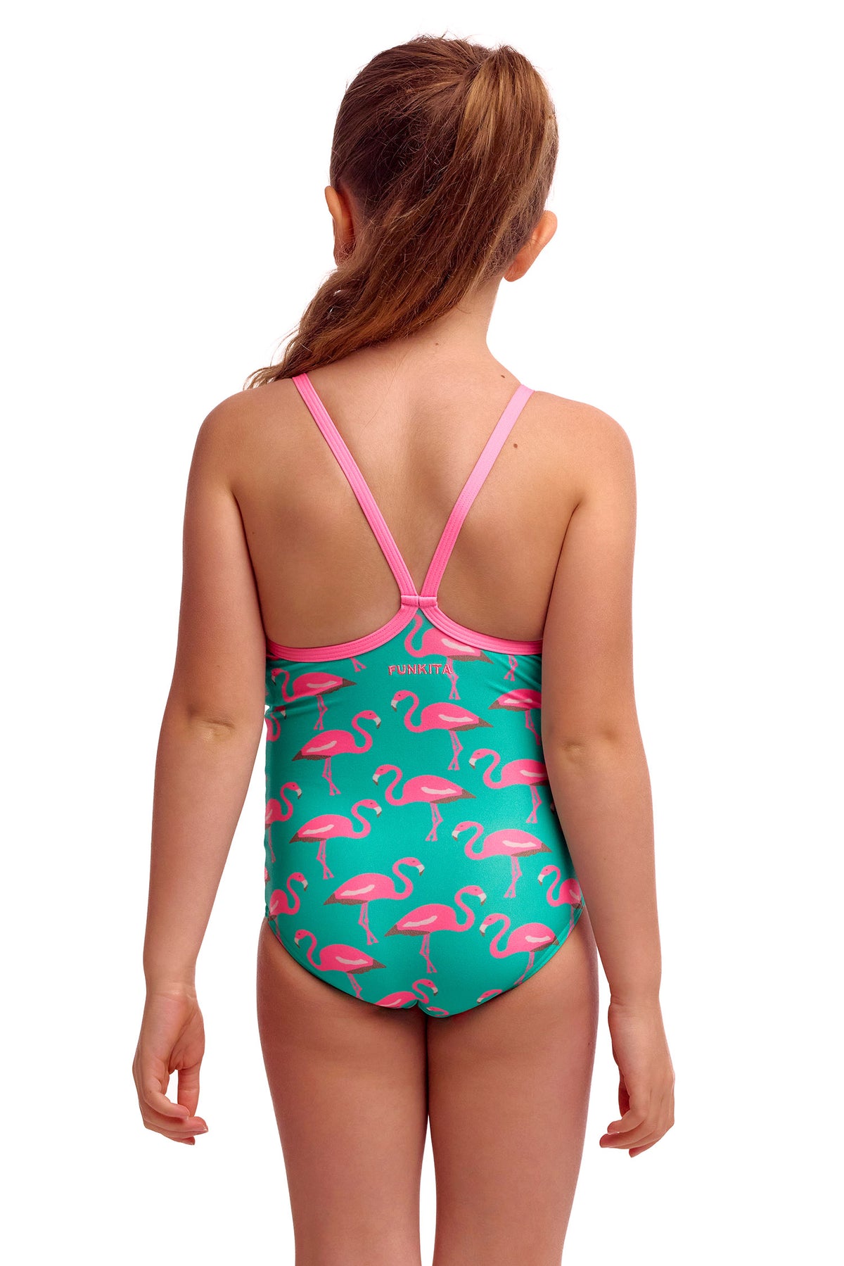 Go Flamingo! | Toddler Girls Printed One Piece