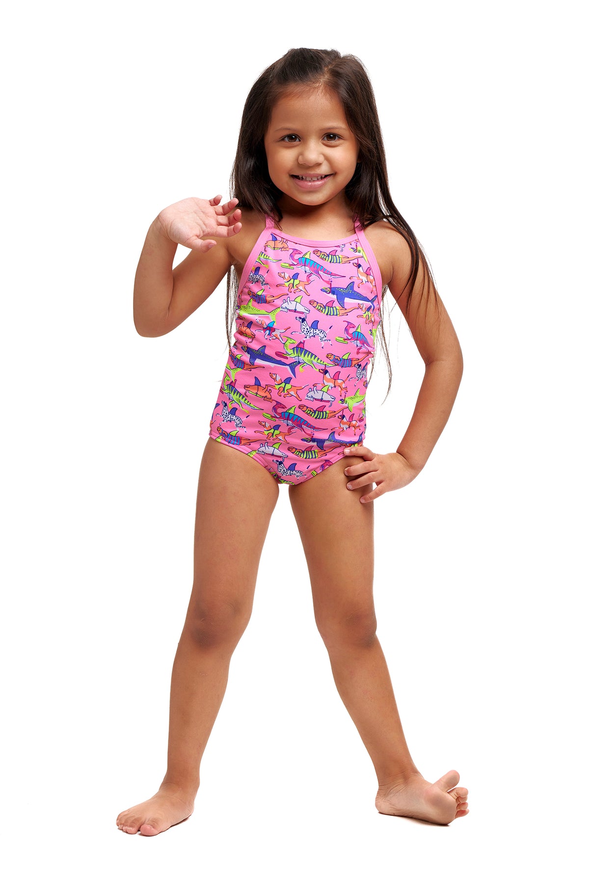 Learner Lane | Toddler Girls Printed One Piece