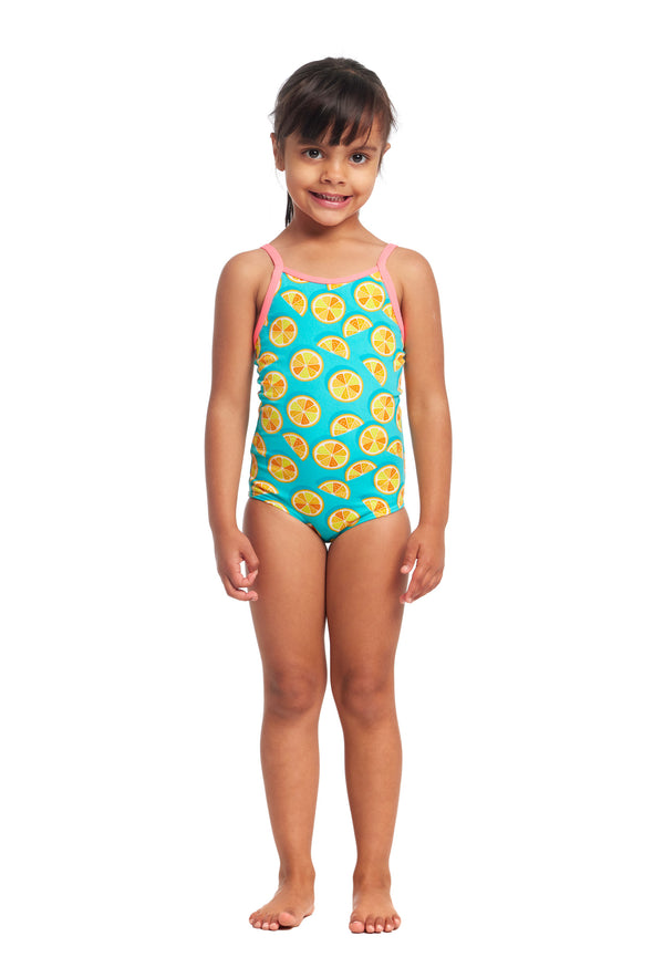 Lime Splice | Toddler Girls Printed One Piece