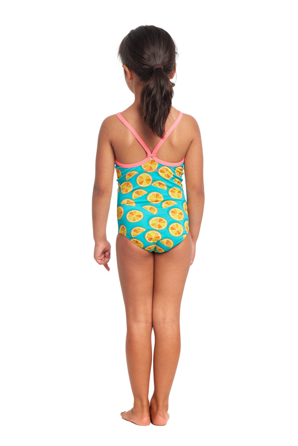 Lime Splice | Toddler Girls Printed One Piece