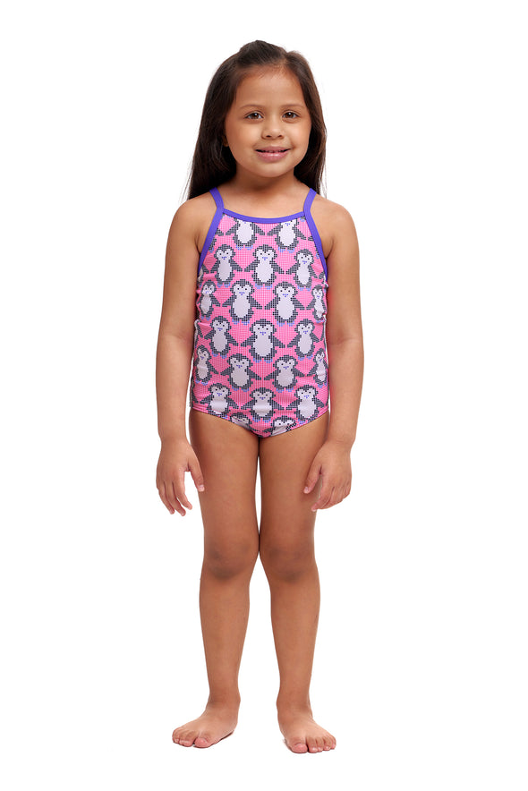 Pixi Pengi | Toddler Girls Printed One Piece