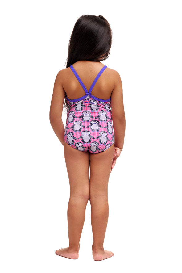 Pixi Pengi | Toddler Girls Printed One Piece