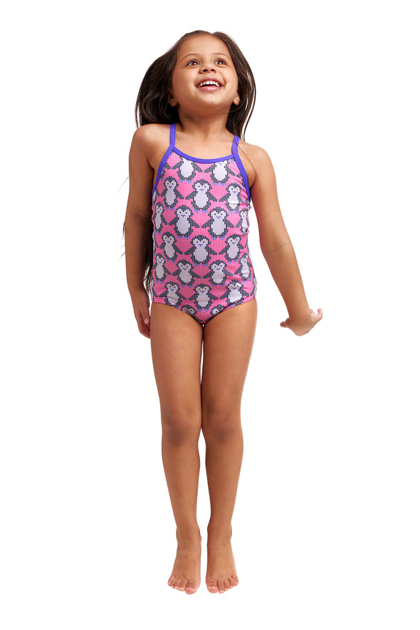 Pixi Pengi | Toddler Girls Printed One Piece