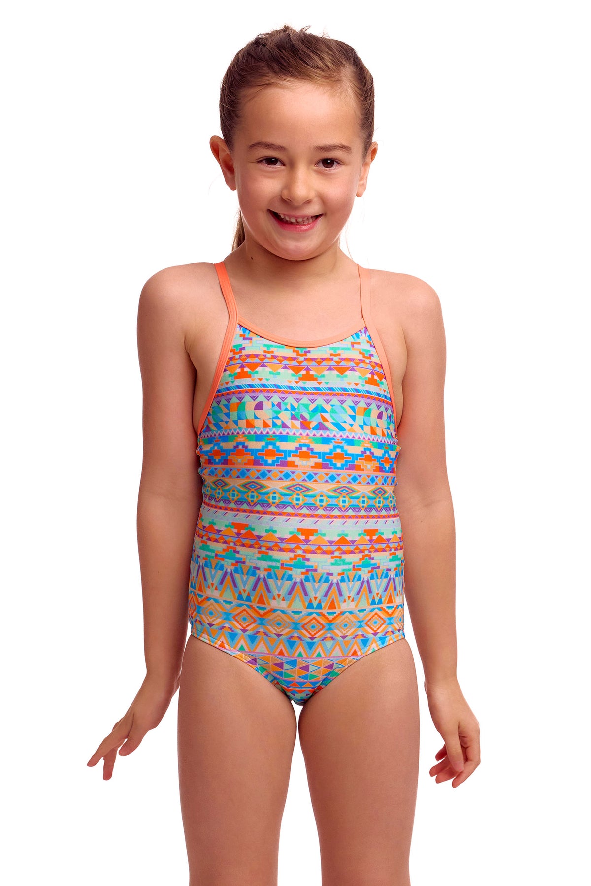 Ship Shape | Toddler Girls Printed One Piece