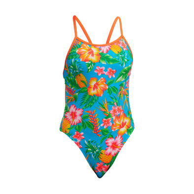 Blue Hawaii | Girls Single Strap One Piece