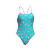Go Flamingo! | Girls Single Strap One Piece