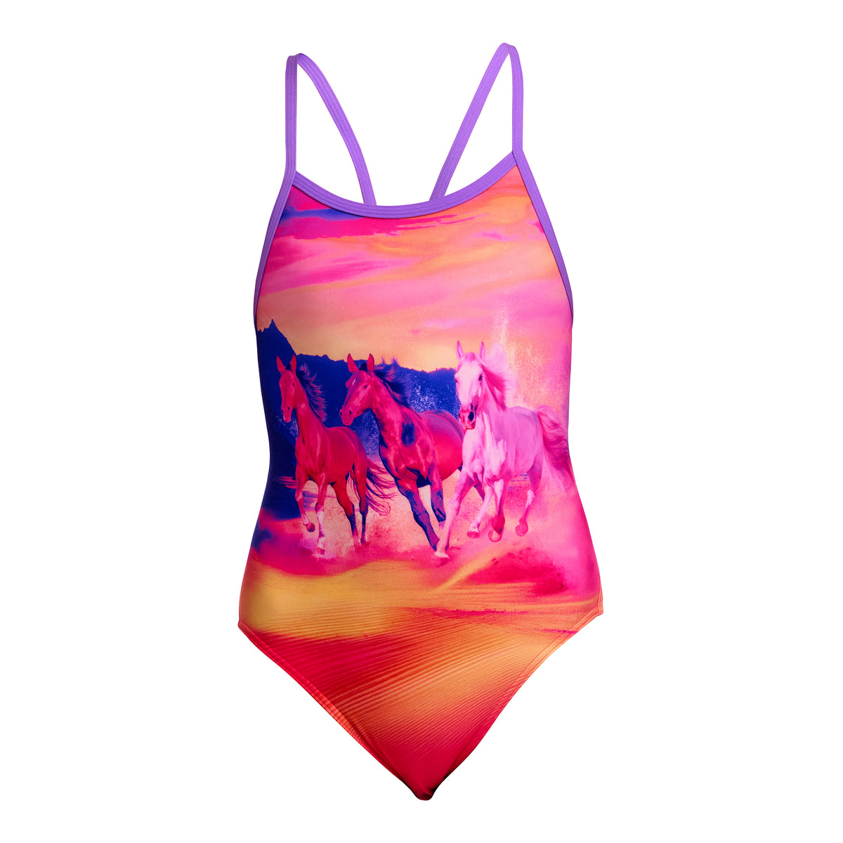 Go Riding | Girls Single Strap One Piece