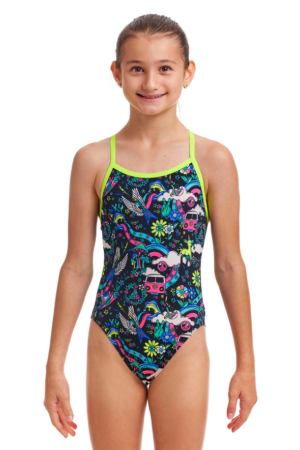 Hippy Dippy | Girls Single Strap One Piece