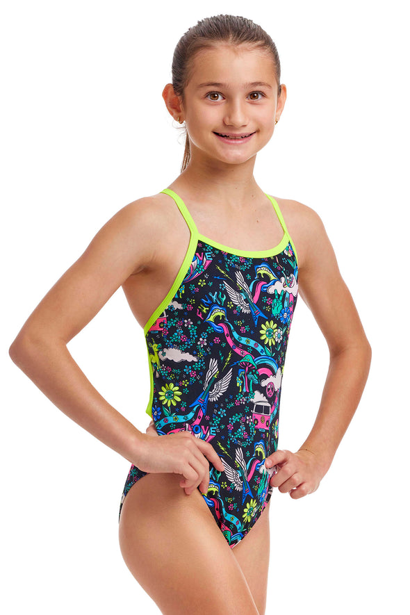 Hippy Dippy | Girls Single Strap One Piece