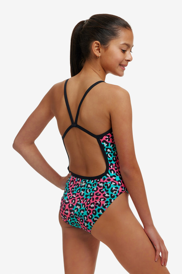 Little Wild Things | Girls Single Strap One Piece